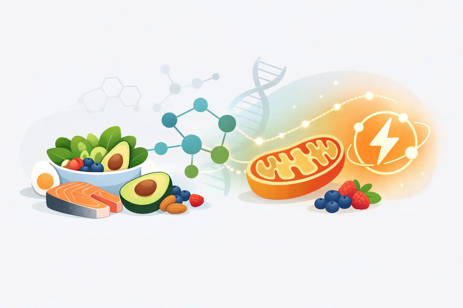 How Diet Supports NAD⁺ Production and Energy